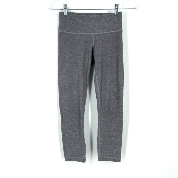 Lululemon Wunder Under Pant *Denim Cashew Coal Denim Size 2 - Picture 1 of 8